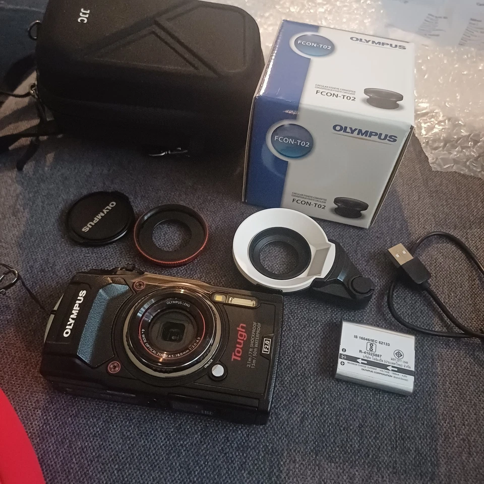 Olympus  Tough TG-5 12.0 MP Digital Camera - Red - image 1 of 4