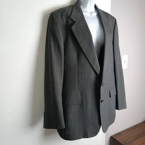 Jos A Bank Blazer Mens 42 Long Wool Plaid Sport Coat Jacket Made USA 2 Button - Picture 1 of 22