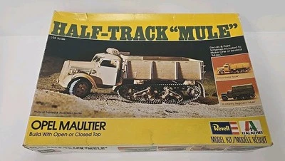 Revell Italeri 半轨道骡子欧宝 Maultier 模型套件 1/35 比例全新开箱 — 第 1/4 张图片