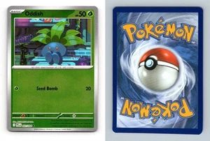 Oddish #001/094 Phantasmal Flames Reverse Holo Common Pokemon 2025 TCG Card - Picture 1 of 1
