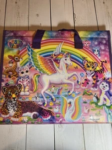 2016 Lisa Frank Unicorn Trifold Portfolio School Binder Folder 10x13 - Picture 1 of 12