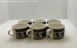 6er Set Mikasa Intaglio CAC01 Arabella Kaffee-/Teetassen - Bild 1 von 6