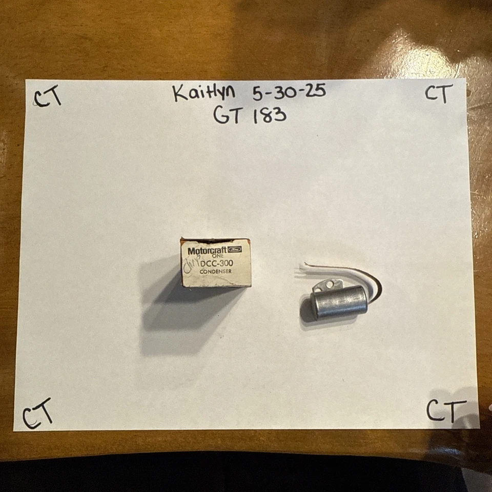 Condensador original Ford Motorcraft DCC-300 NUEVO EN STOCK Foto 1 de 3