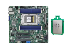 Asrock ROMED8U-2T+AMD EPYC 7532 32 Kerne 64 Threads 2,4GHz Kombination - Bild 1 von 5
