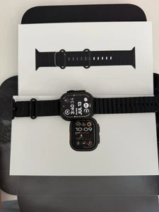 Apple Watch Ultra 2 Black Titanium (UNLOCKED) 49mm GPS + Cellular Open box - Photo 1 sur 3