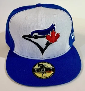 Toronto Blue Jays Alternate 3 Fitted Hat New Era 59FIFTY 7 1/2 5950 White Panel - Picture 1 of 6