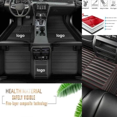 For NISSAN Pathfinder Car Floor Mats Luxury Custom Floor Liner Auto Carpet Mats - Image 1 of 4