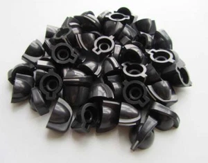 50x Guitar Mini AMP Amplifier Knobs Effect Pedal Chicken Head Knob Black - Picture 1 of 1
