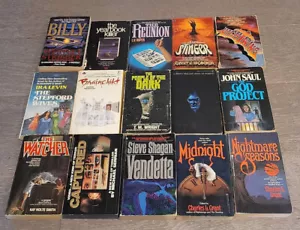 80s HORROR pb LOT Paperbacks from Hell TOR Grant Levin Striever STINGER Ace - Picture 1 of 2