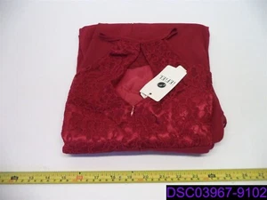 New w Tag Iefiel Size 14 Girls Burgundy Prom Bridesmaid Gown - Picture 1 of 6