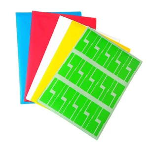 15 Sheets Network Cable Label Sticker Identification Markers Tags - Afbeelding 1 van 11