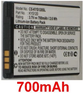 Batterie 700mAh type 5AAXBT047GEA SCP-44LBPS TXBAT10188 Pour KYOCERA S2100 - Photo 1 sur 1