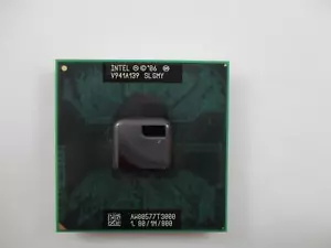 Cpu INTEL MOBILE CELERON DUAL-CORE T3000 1.80 GHZ SLGMY Original - Picture 1 of 2