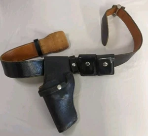 Smith AND Wesson Holster Belt Ammo Revolver Case B07 44 LH Left Hand Leather  - Picture 1 of 15