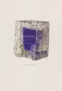 Steinsalz Halit NaCl Farbdruck 1967 Mineralien Gesteine C. Caspari - Picture 1 of 1