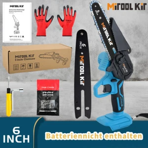 Für 18V Makita Akku Kettensäge 6 Zoll Mini Elektro Handkettensäge Ohne Batterien - Bild 1 von 16