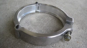 Billet Aluminum Magneto Band Clamp, MSD ProgMag Mallory FIE SuperMag dragster - Picture 1 of 4