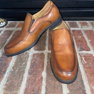 Florsheim Midtown Moc Toe Slip-On Cognac 12137-221 (Men's) size 7.5 EEE - Picture 1 of 11