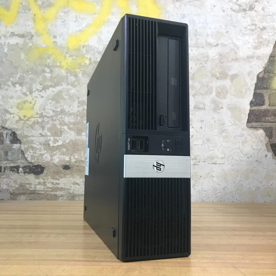 HP rp5800 Desktop PC Pentium G850 2.90GHz 6GB RAM 250GB HDD Windows 7 Pro 32-Bit - Image 1 of 4
