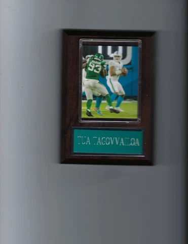 TUA TAGOVAILOA PLAQUE MIAMI DOLPHINS FOOTBALL NFL Cover