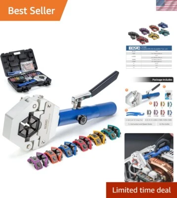 Crimpador de mangueira hidráulico CA Hydra-Krimp 71500 manual A/C kit de crimpagem de mangueira ar C... - Imagem 1 de 4