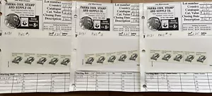 US Transportation PNC MNH #2131=PNC#4+PNC#2+PNC#1 +Old Dealer Auction Sheets - Picture 1 of 1