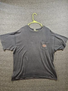 Vintage Harley-Davidson 3D Emblem T-Shirt 1990s Pennsylvania 2XL Front Pocket - Picture 1 of 7
