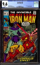 Iron Man #28...CGC 9.6 NM+ White pages...First appearance of Howard Stark