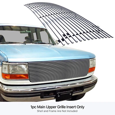 Fits 1992-1996 Ford Bronco/ F-150/ F-250/ F-350 Main Upper Billet Grille - Image 1 of 4