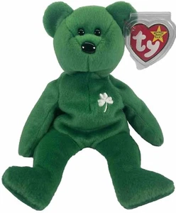 Ty Beanie Baby Bear Erin Trébol Original 1997 Excelente Estado - Imagen 1 de 9