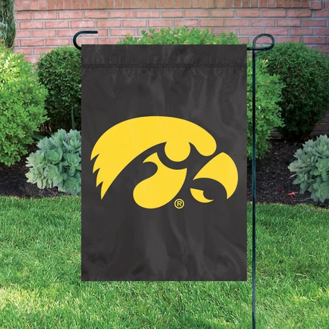 IOWA HAWKEYES Embroidered Garden Window FLAG Cover