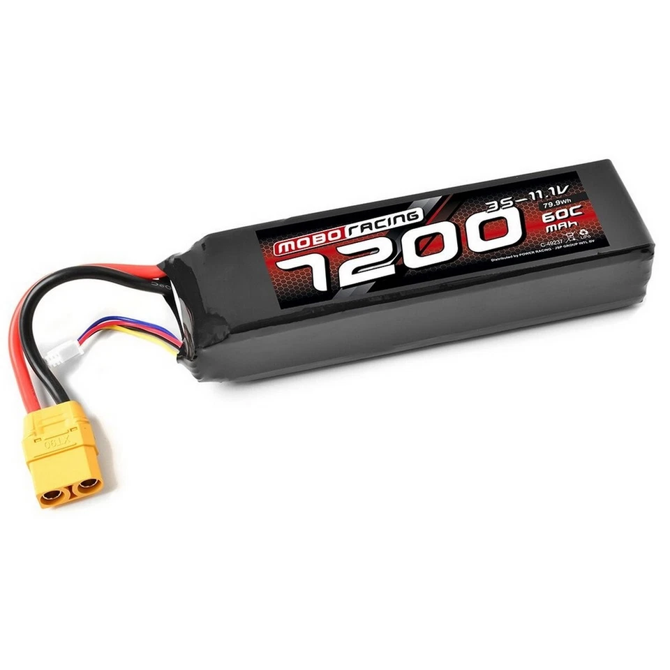 mobo-racing LiPo 3S 11,1V 7200mAh 60C Akku XT90 Semi-Soft Team Corally XT-90 - Bild 1 von 1