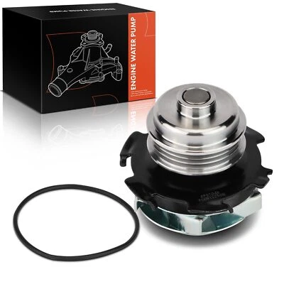 Engine Water Pump with O-Ring for Cadillac DeVille Seville Oldsmobile Pontiac - Image 1 of 4