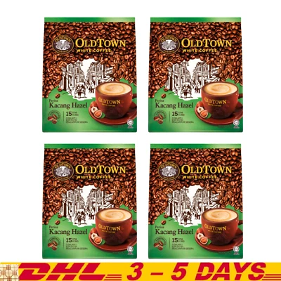 Old Town 3 en 1 café blanco avellana instantánea 15 barras x 38 g (paquete de 4) Foto 1 de 3