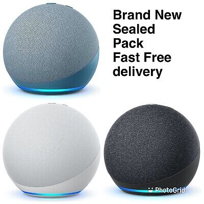 Amazon Echo Dot 4th Gen Smart Speaker With Alexa Blue , White , Black UK Stock • 46.93€