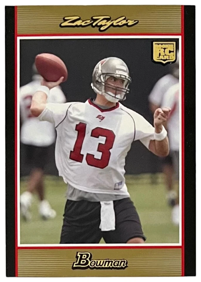 2007 Bowman Gold #124 Zac Taylor RC Tampa Bay Buccaneers - Image 1 of 2