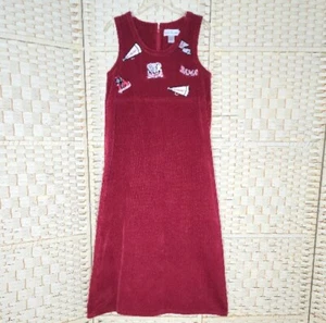 Vintage University Of Alabama Corduroy Dress Size S Castles Sport - Picture 1 of 12