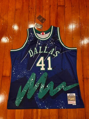 dirk nowitzki Basketball Jersey Mitchell & Ness Size 3XL Dallas Mavericks  - Image 1 of 4