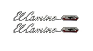 1965 El Camino Rear Quarter Emblem Pair NEW Trim Parts! 65 SS - Picture 1 of 1