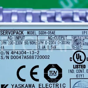 (USED) Yaskawa SGDH-05AE SERVOPACK FEDEX FREE SHIPPING! - Picture 1 of 9
