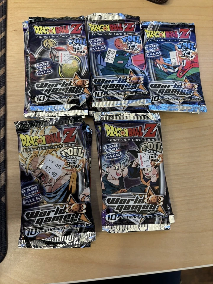 Dragon Ball Z Score CCG World Games Saga SEALED pack | (1 pack = $25) - Image 1 of 4