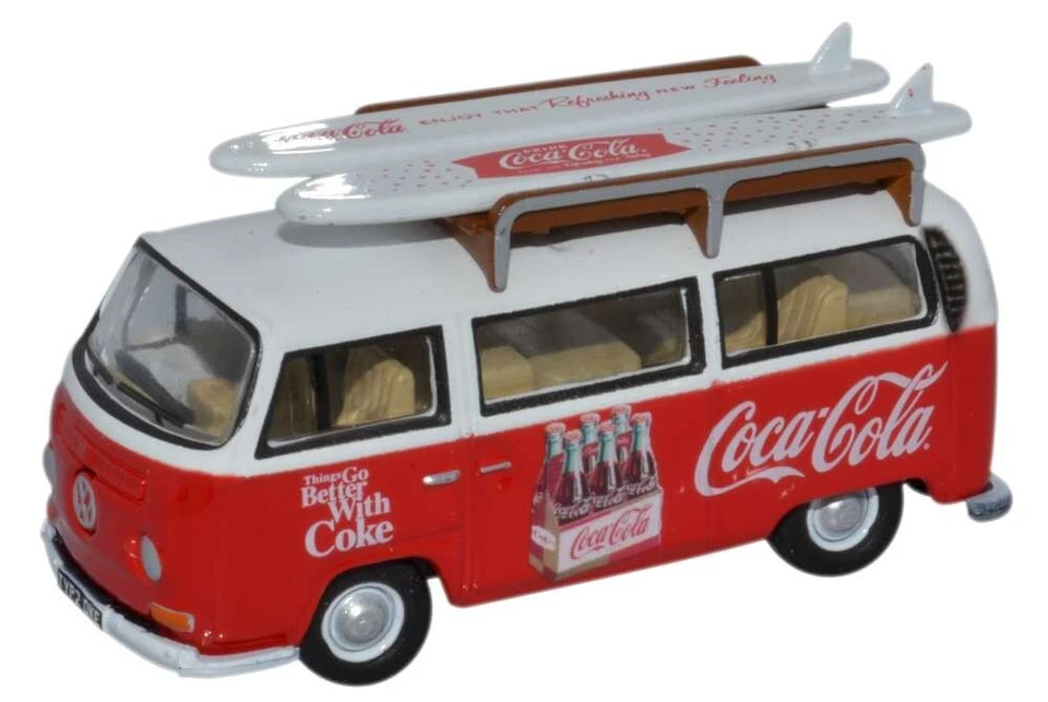 VOLKSWAGEN BAY WINDOW BUS - COCA-COLA  - 1:76 - OXFORD  76VW030CC - Image 1 of 1