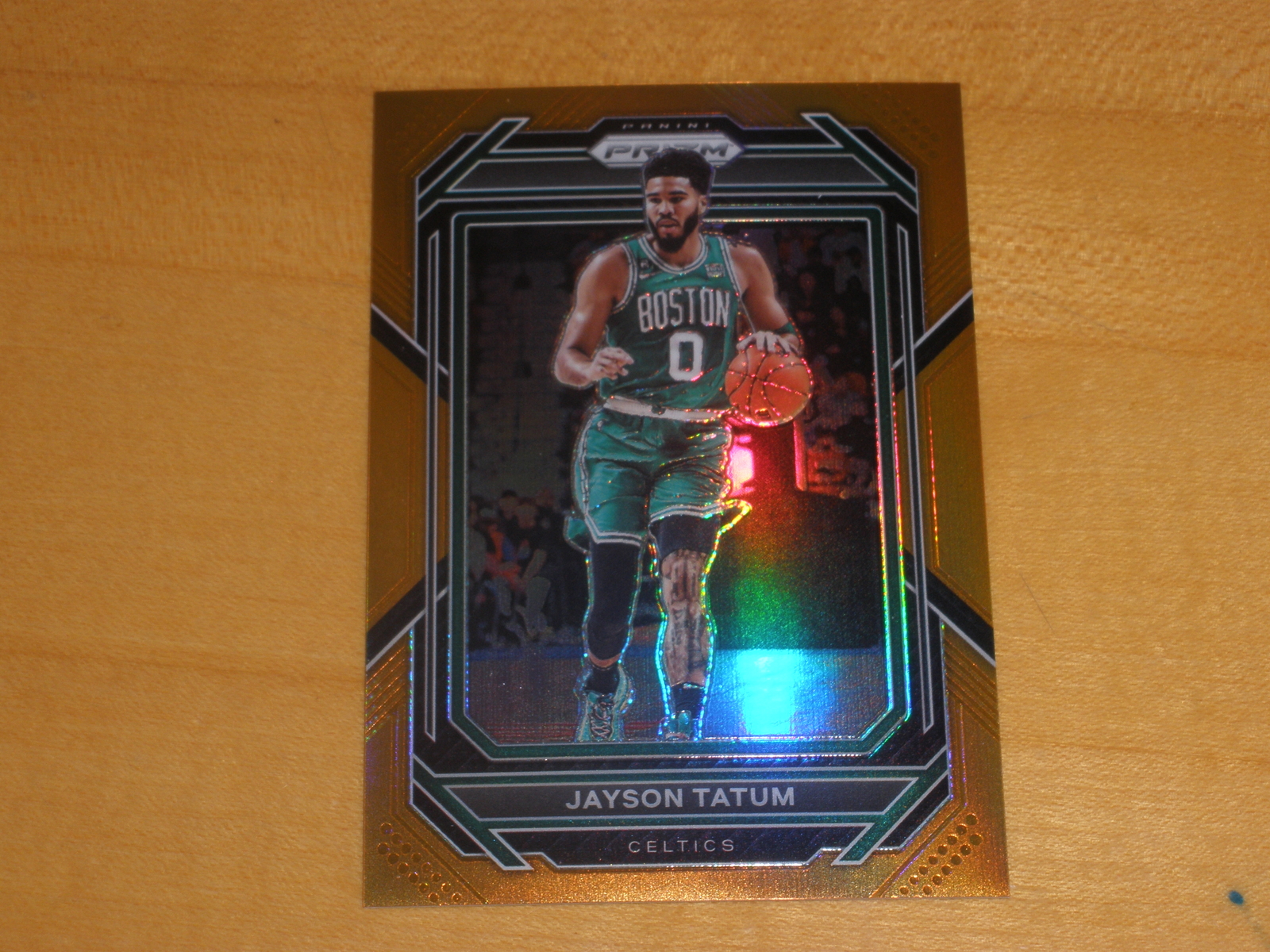 2022-23 Panini Prizm Orange Prizm #17 Jayson Tatum 09/49