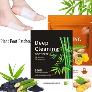 Detox Foot Patches Deep Cleansing Pads Pain Relief Sticky Sleep Toxin Removal AU - Picture 1 of 19