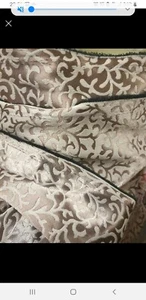 Brocade fabric polyester mix silky type 110inches wide 260cm use curtaining - Picture 1 of 5