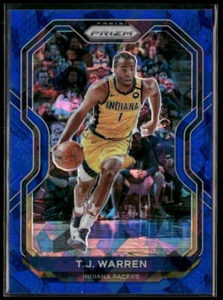 Panini Prizm Blue Ice #82 T.J. Warren #/125 2020-21 - Imagen 1 de 2