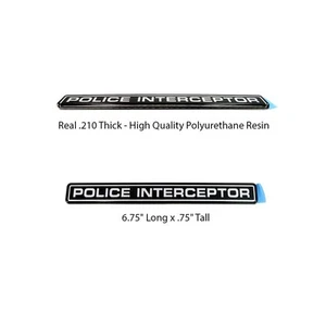 Fits Crown Victoria Interceptor Police Emblem Decal Explorer Taurus - Picture 1 of 4