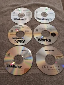 Original OEM Windows 95 CDs With Extras W/Original Key RARE - Picture 1 of 7