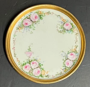 Antique Haviland Porcelain Teapot Holder / Trivet 6 1/2" - Picture 1 of 3