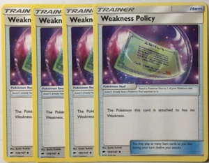 POKEMON 4X SCHWÄCHENPOLITIK 126/147 BRENNENDE SCHATTEN UNGEWÖHNLICH IN DER NÄHE NEUWERTIG-SPIELSET - Bild 1 von 1